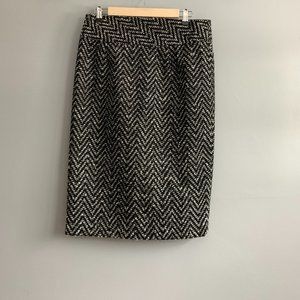 Grace Wool Blend Pencil Skirt